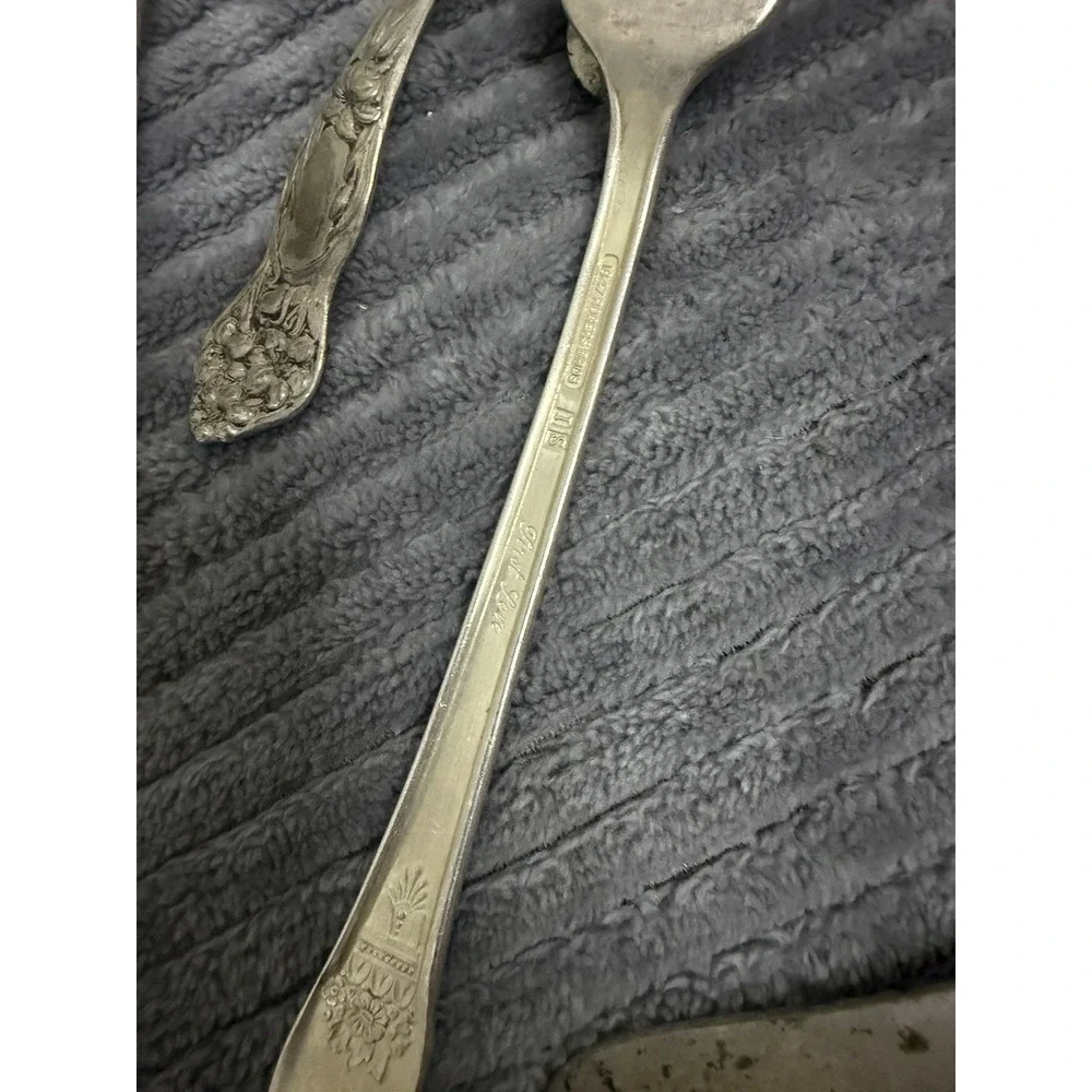 Lot Of Vintae Silverware See Pics